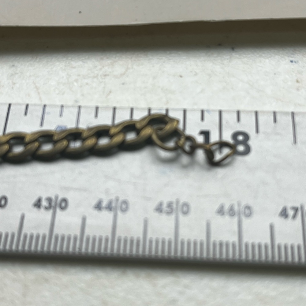 Antique Bronze Statement Necklace and Earring Set - Picture 4 of 5